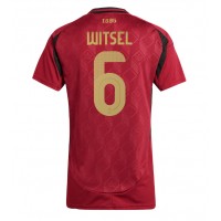 Camiseta Bélgica Axel Witsel #6 Primera Equipación Replica Eurocopa 2024 para mujer mangas cortas